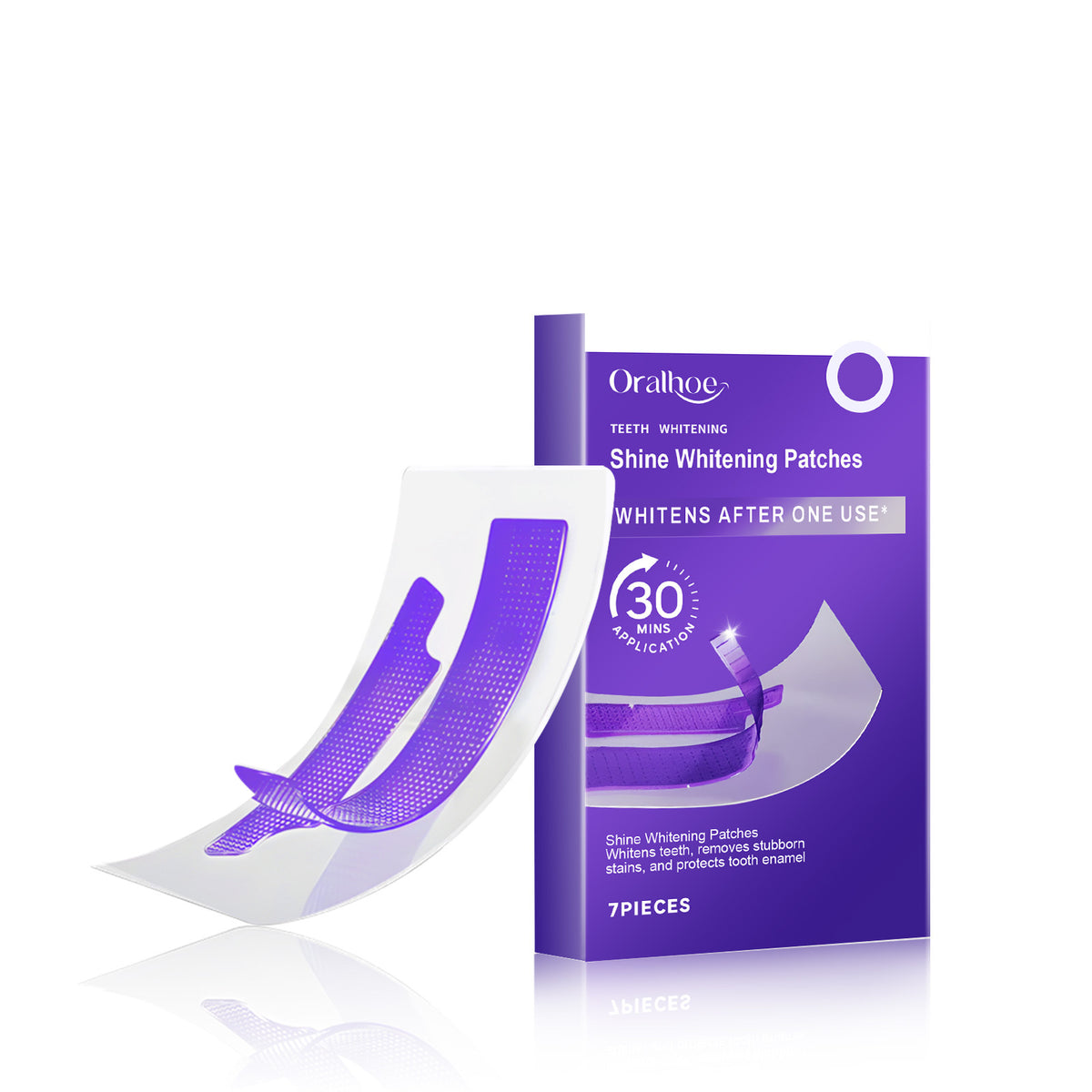 Patchs Blanchissants Oralhoe™ – Sourire éclatant dès la première utilisation ✨