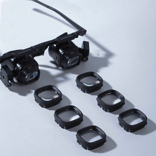 Lunettes 2EN1 Loupe LED de précision