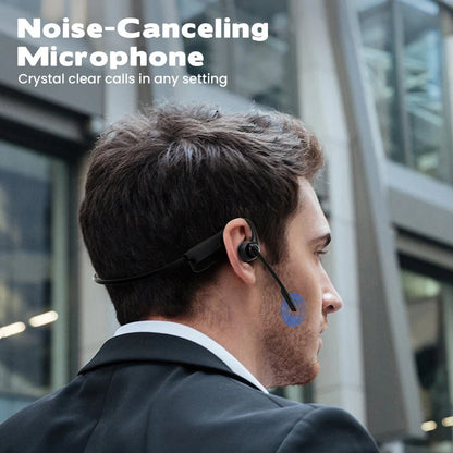 Casque Bluetooth sans fil à conduction aérienne avec microphone