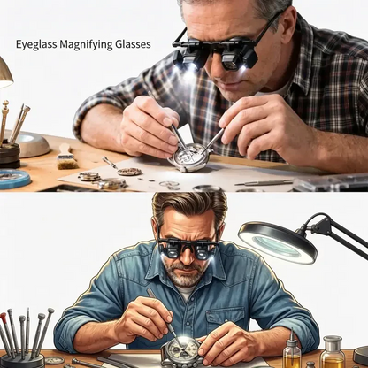 Loupe LED de précision pour électronique & artisanat