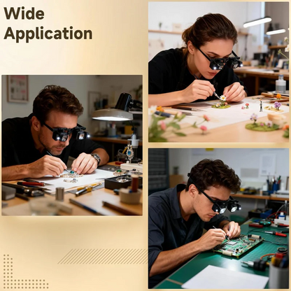 Loupe LED de précision pour électronique & artisanat