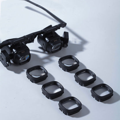 Lunettes 2EN1 Loupe LED de précision