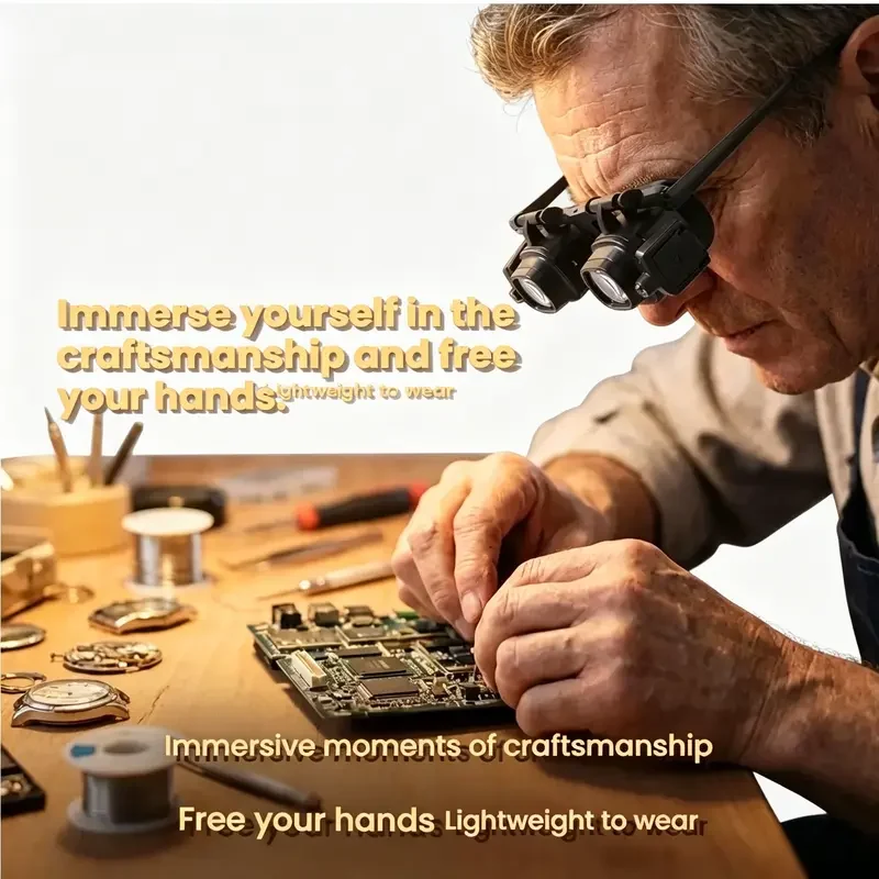 Optique haute définition de la loupe