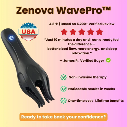 PulseFlex™  WavePro – Boost naturel de la circulation et du tonus masculin